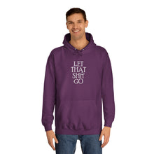 Load image into Gallery viewer, The "Let That Sh*t Go" Pullover Hoodie - Purple