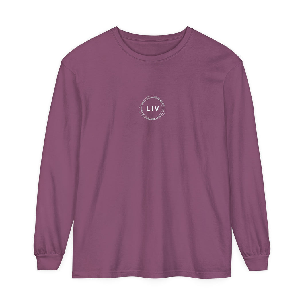 Classic Genderless Longsleeve Tee - Purple