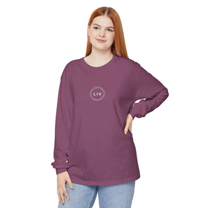 Classic Genderless Longsleeve Tee - Purple